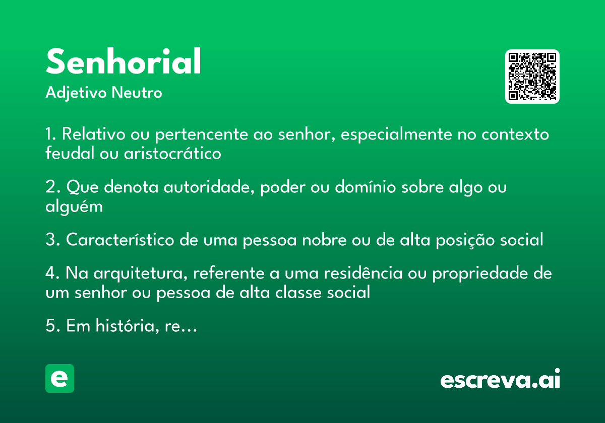 senhorial