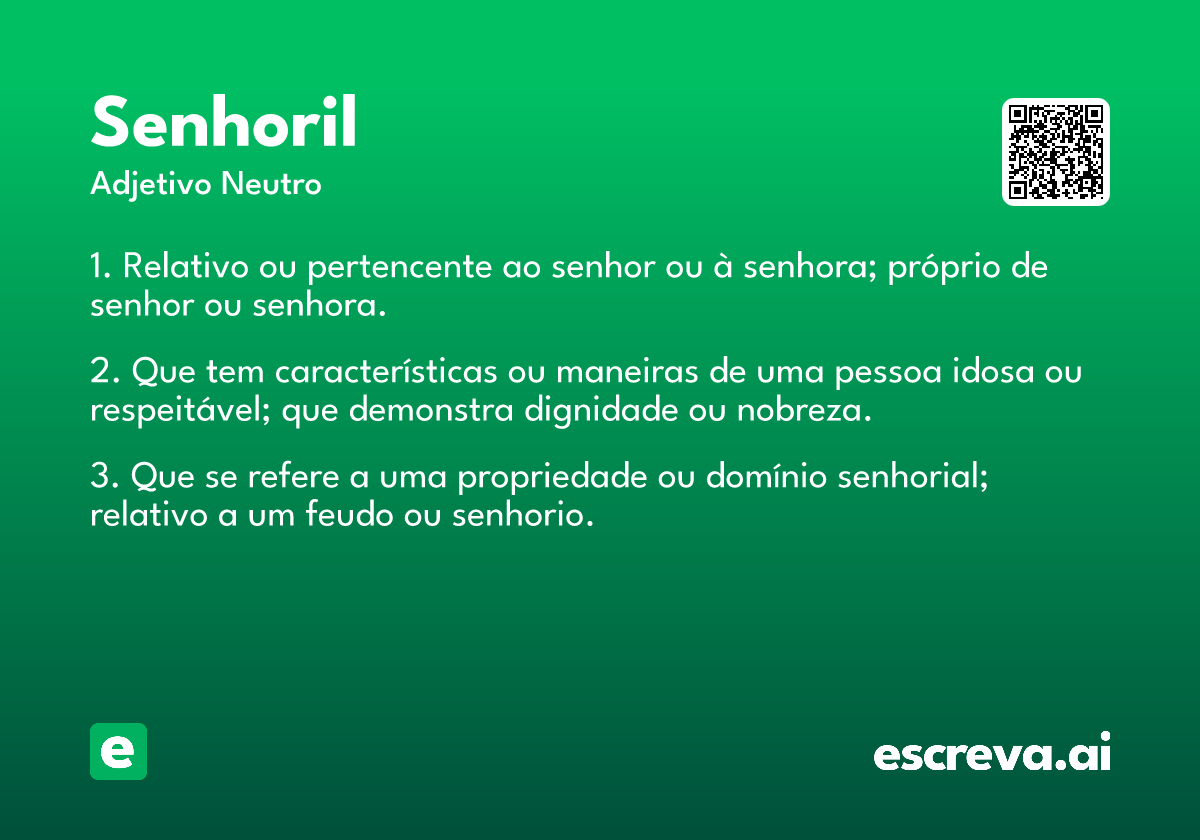 senhoril