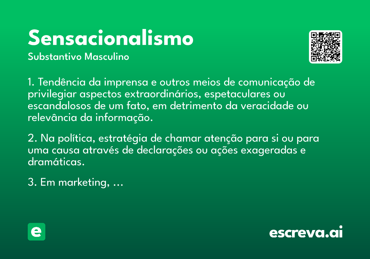 sensacionalismo