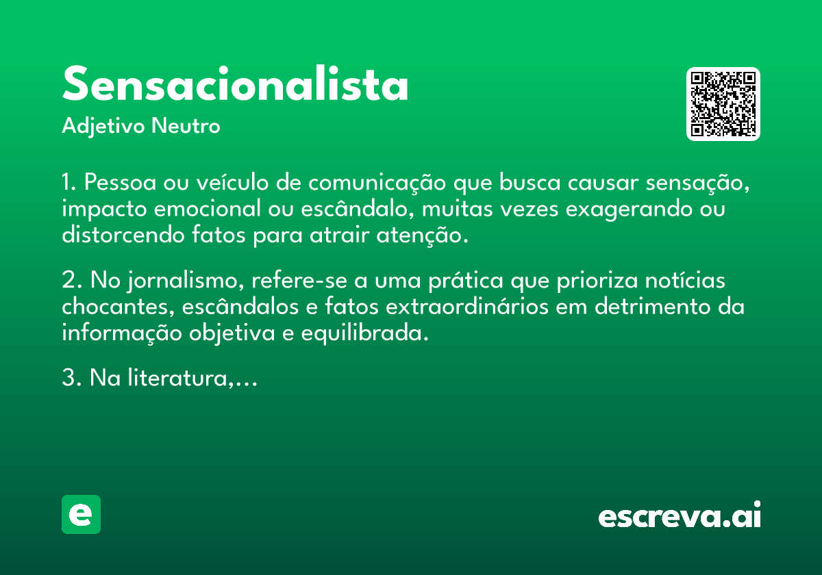 sensacionalista