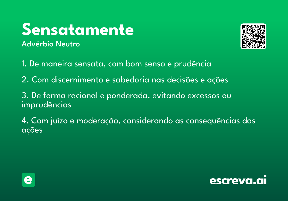 sensatamente