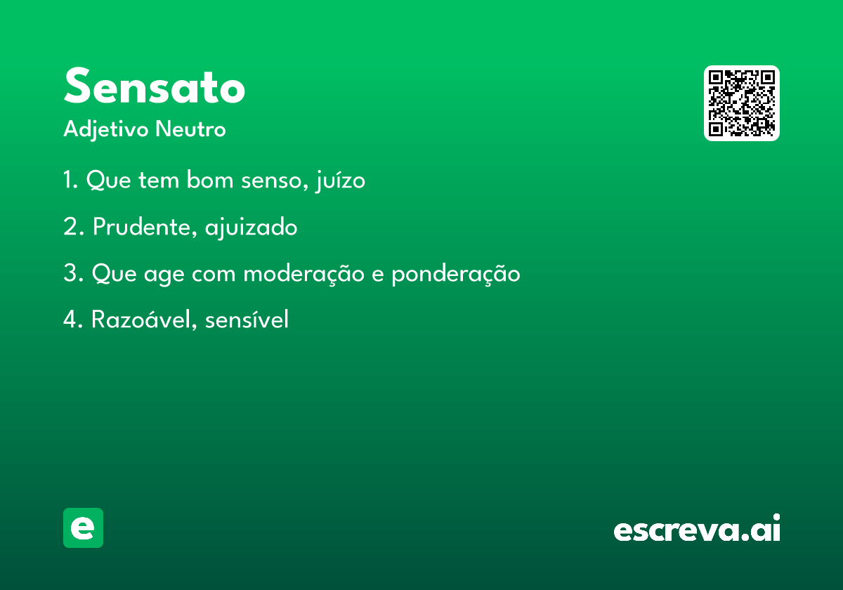 sensato