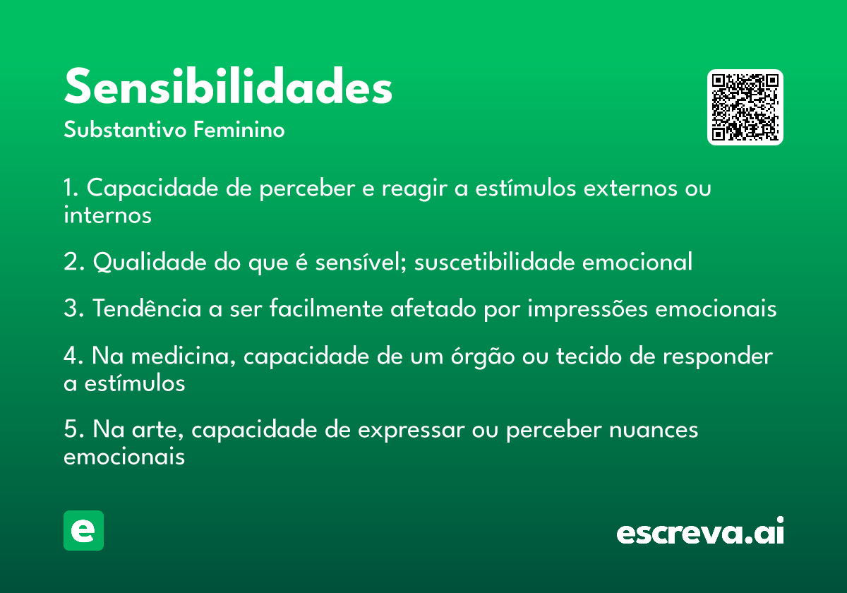 sensibilidades