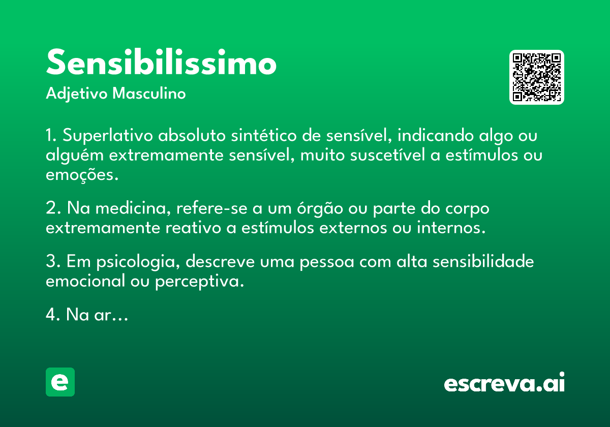 sensibilissimo