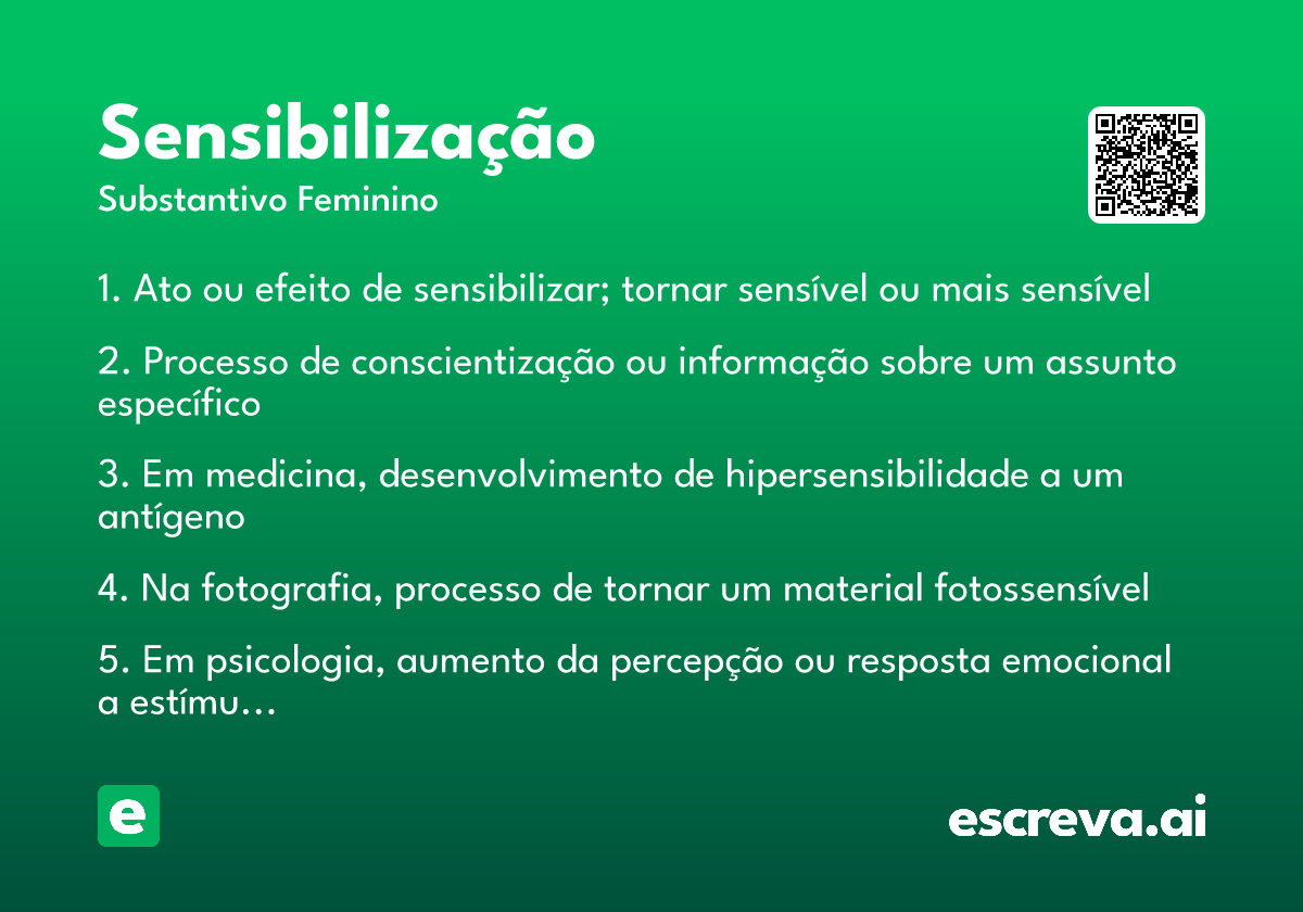 sensibilização