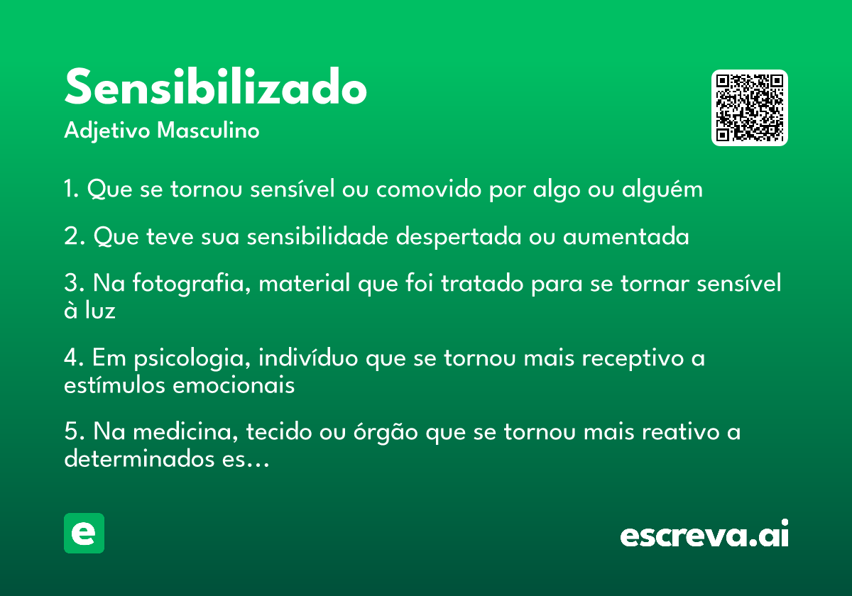 sensibilizado