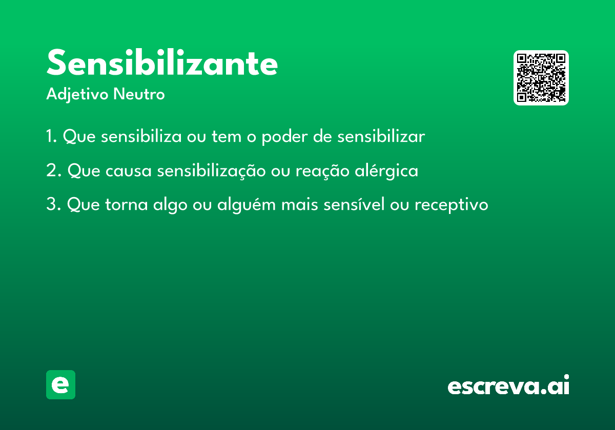 sensibilizante