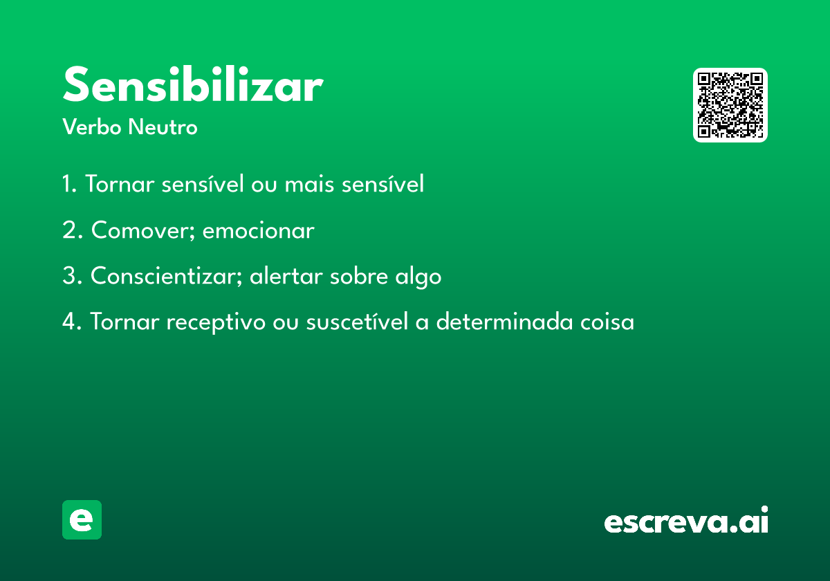 sensibilizar