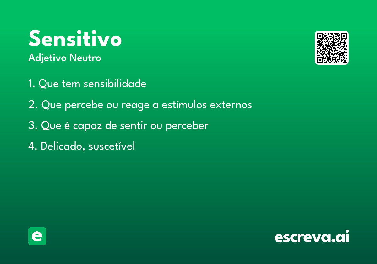 sensitivo