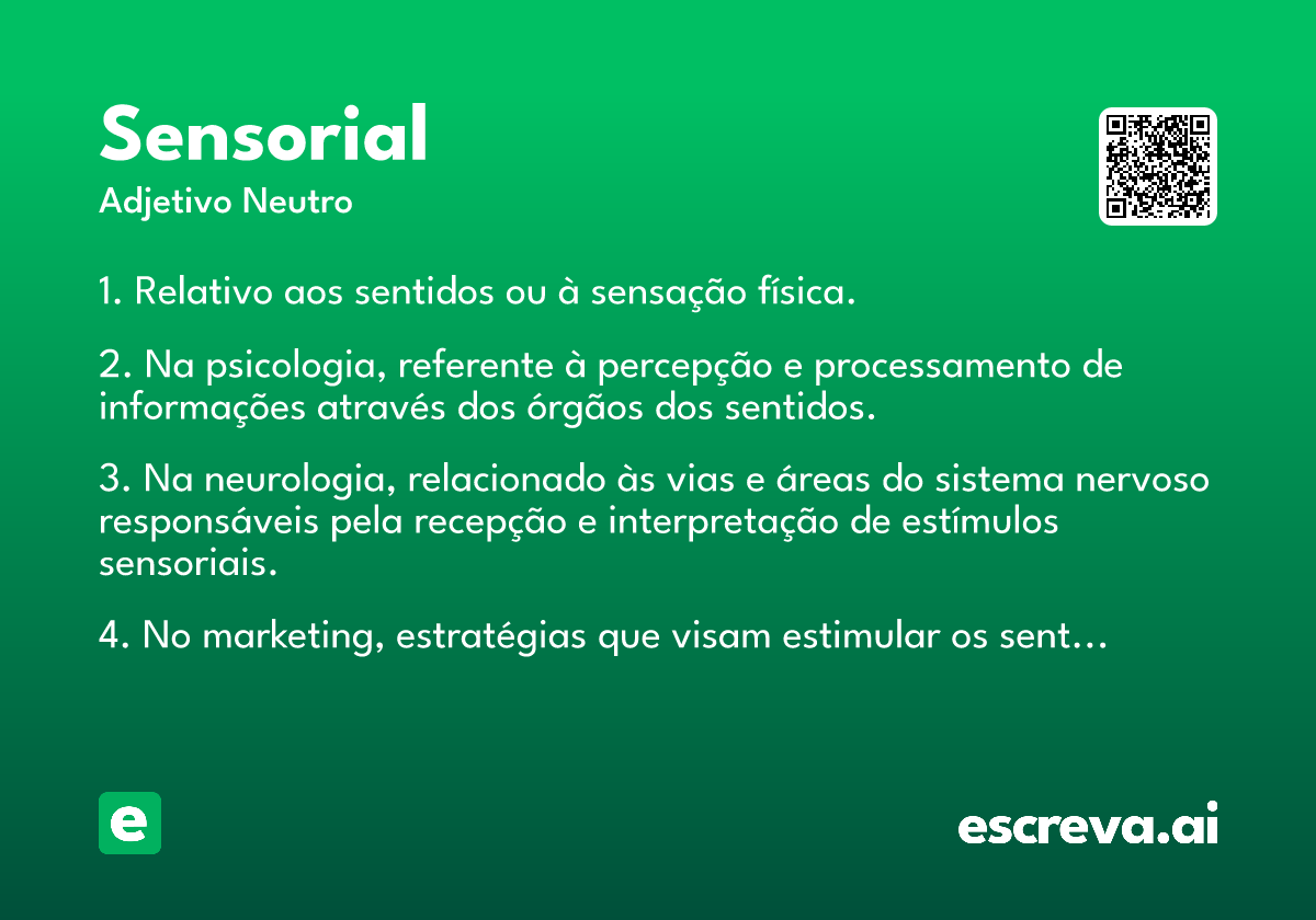 sensorial