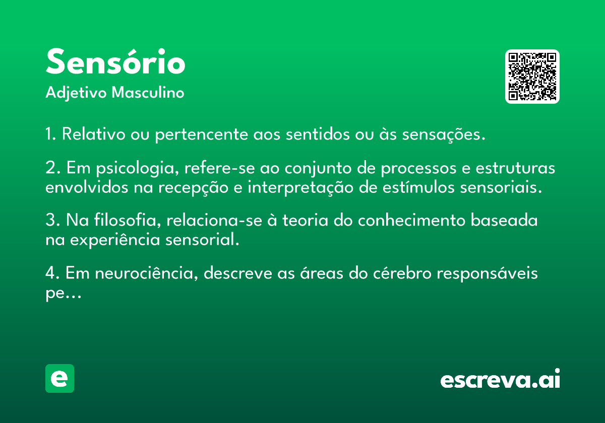 sensório