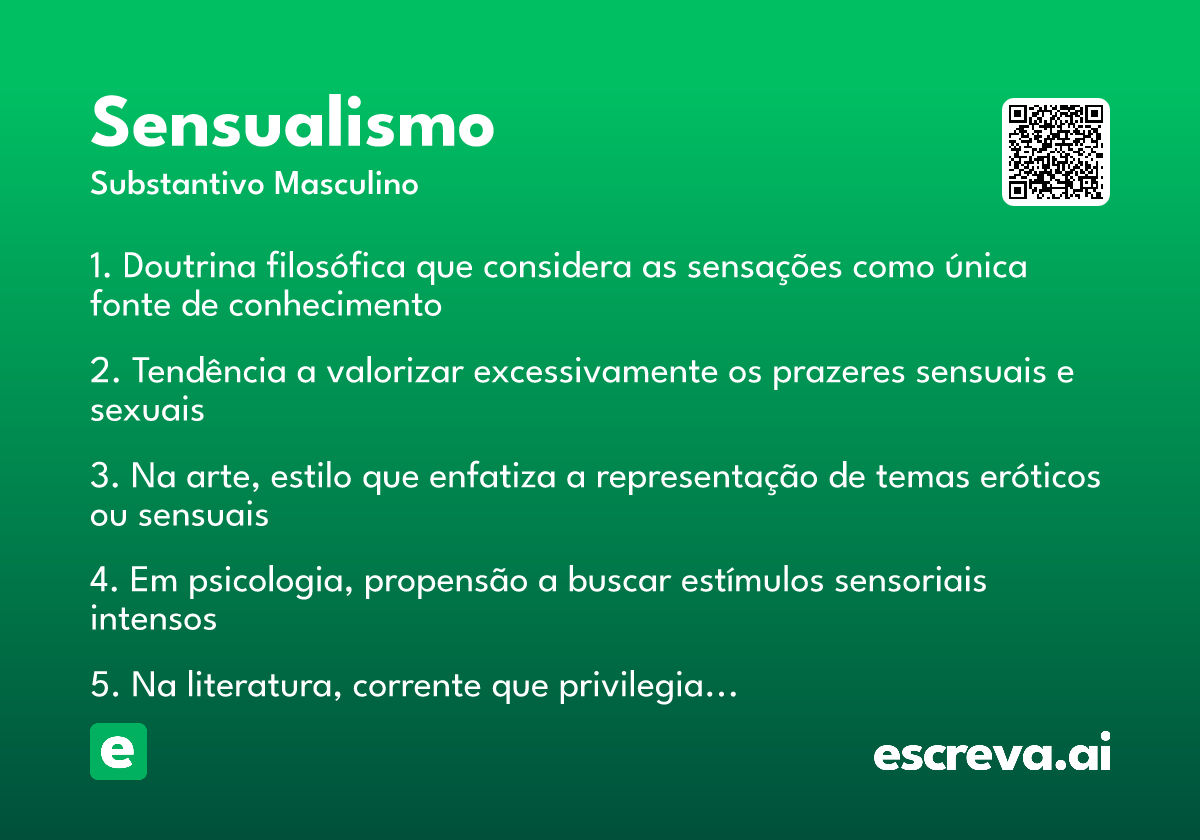 sensualismo