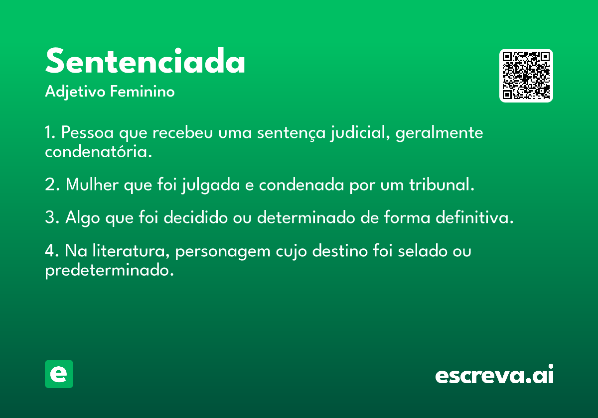 sentenciada