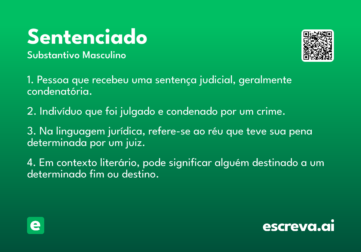 sentenciado