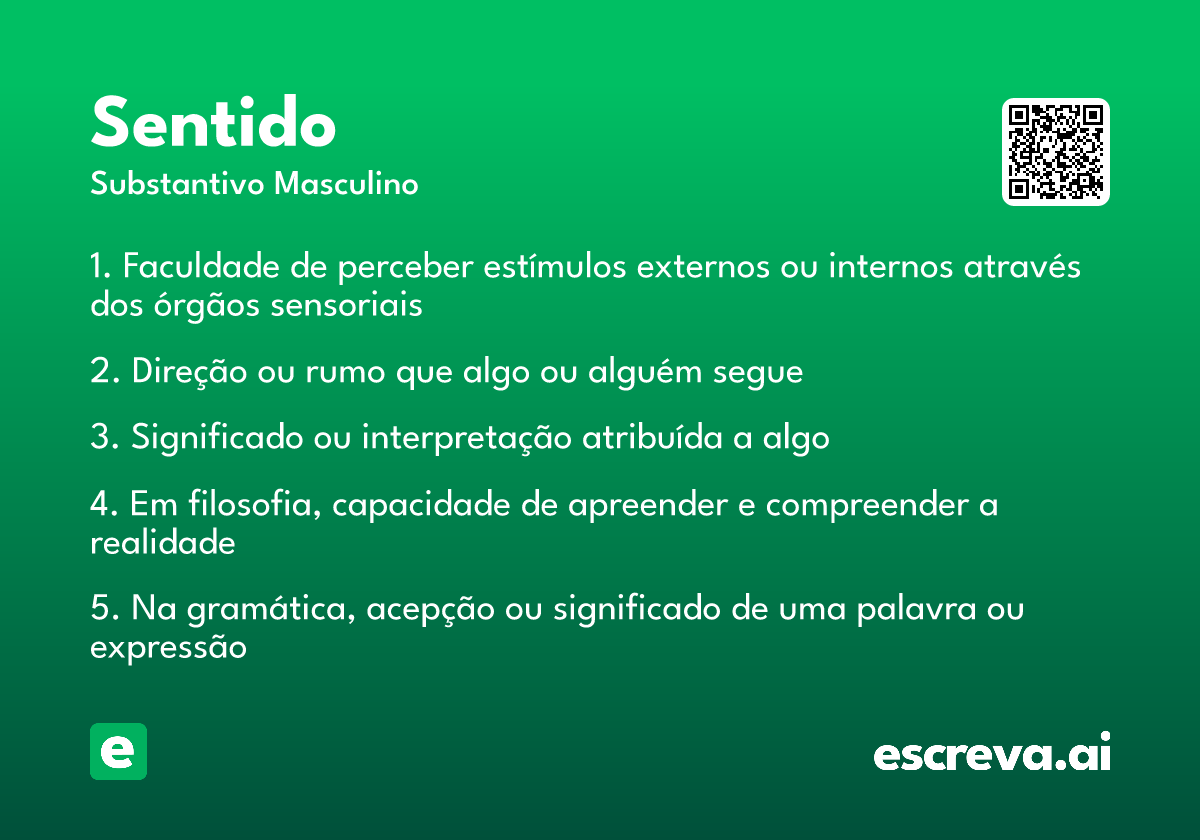 sentido
