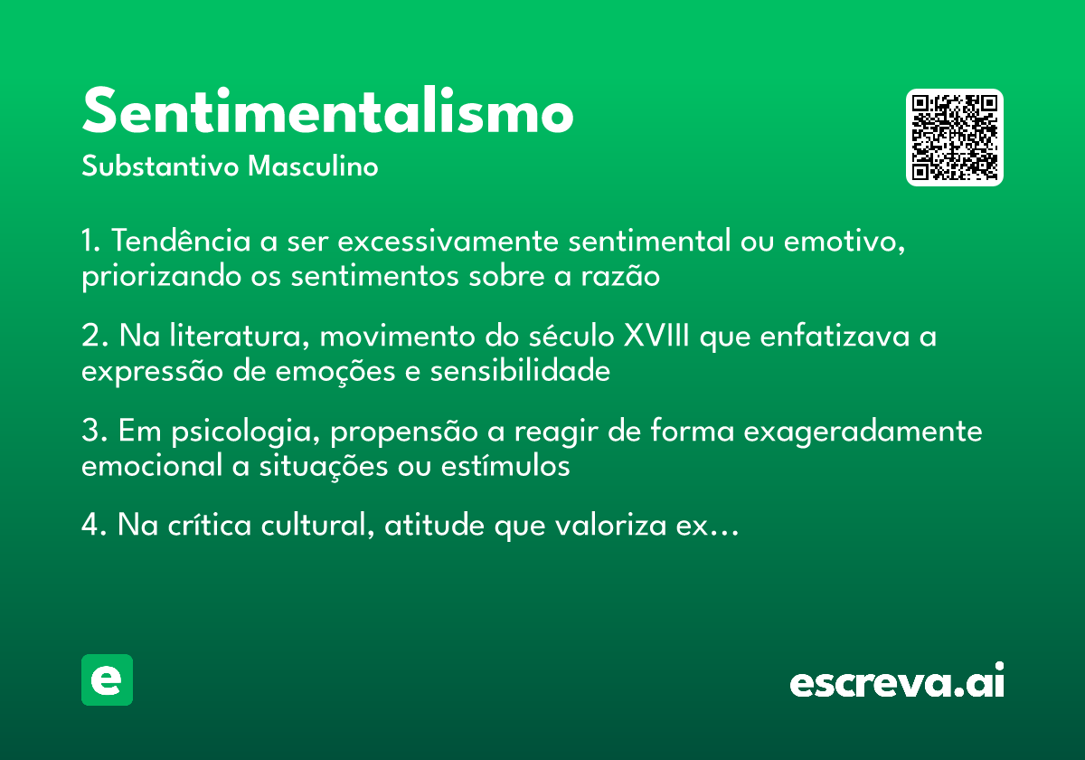 sentimentalismo