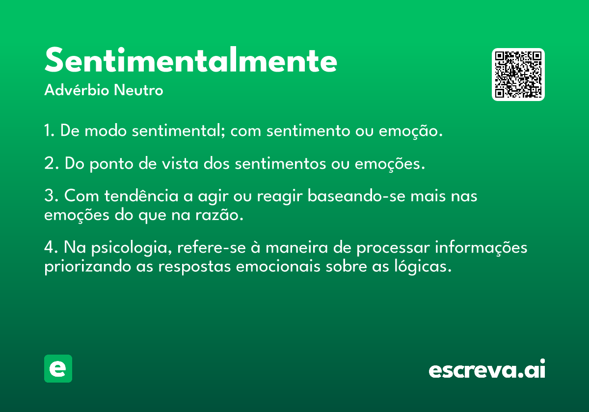 sentimentalmente