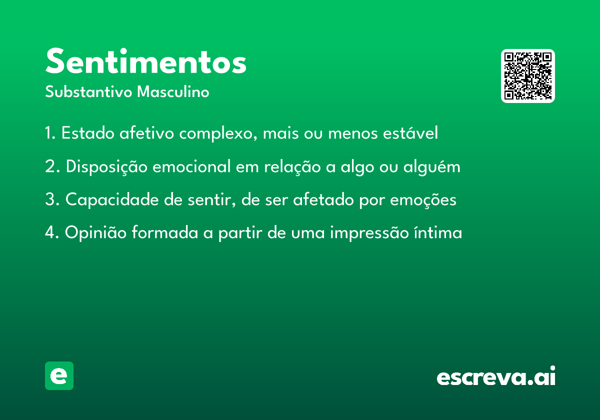 sentimentos