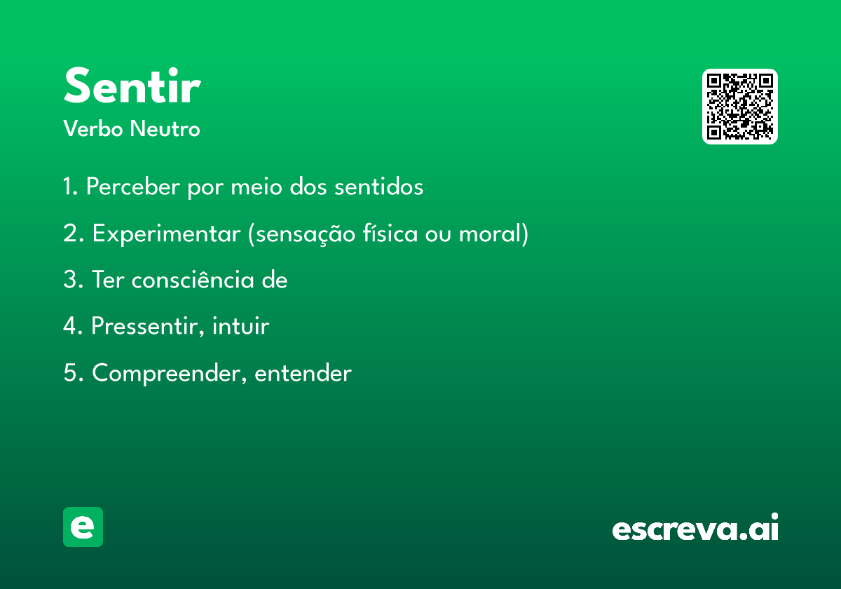 sentir