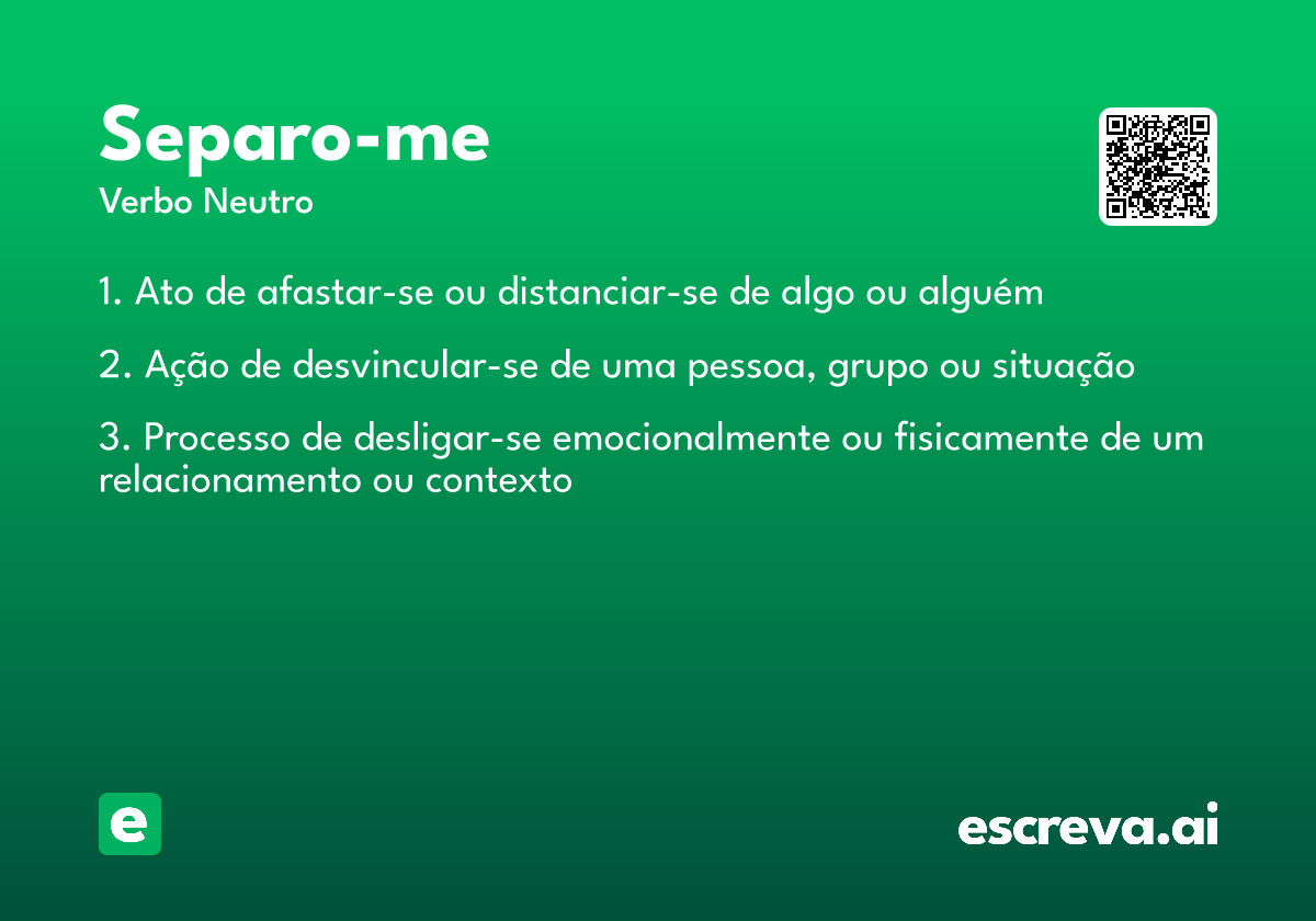 separo-me