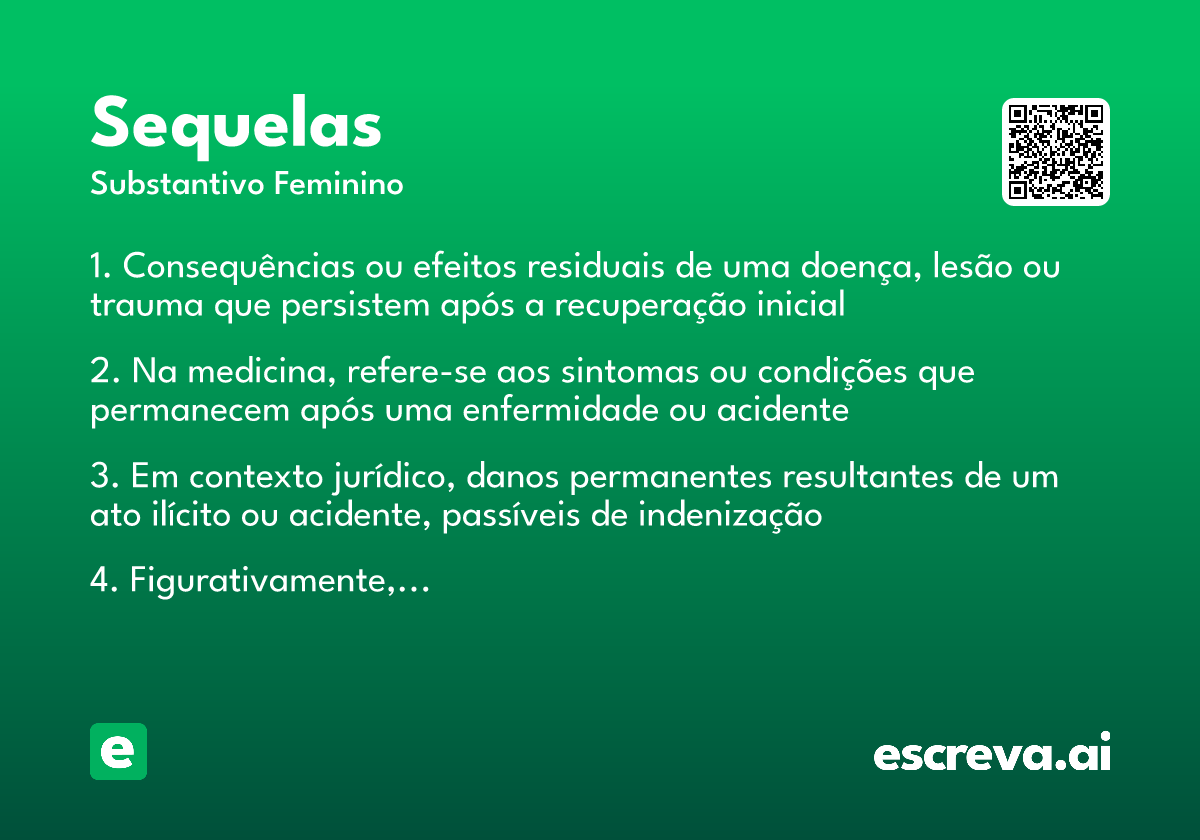 sequelas
