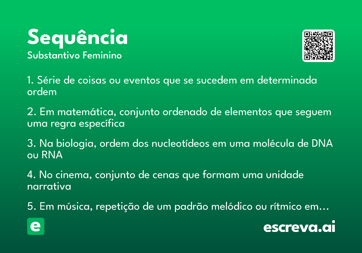 sequência