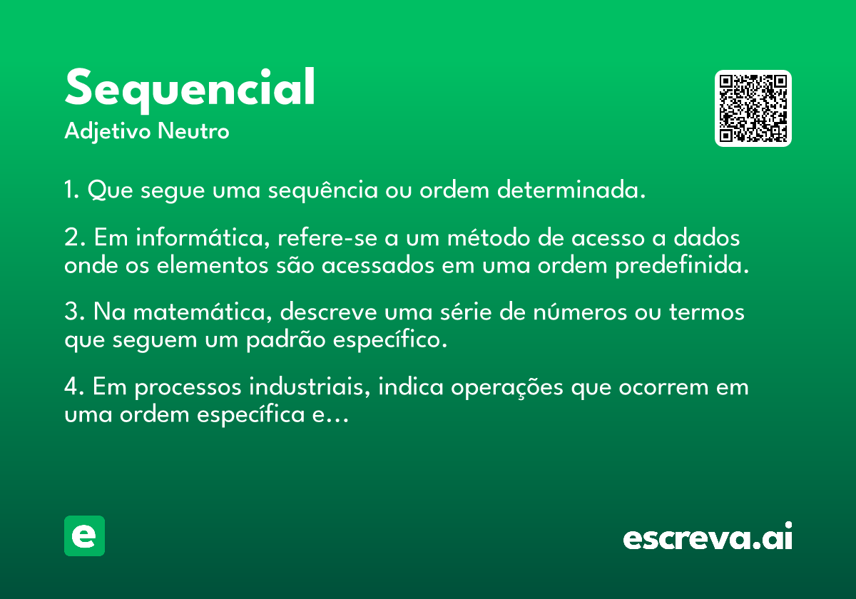 sequencial