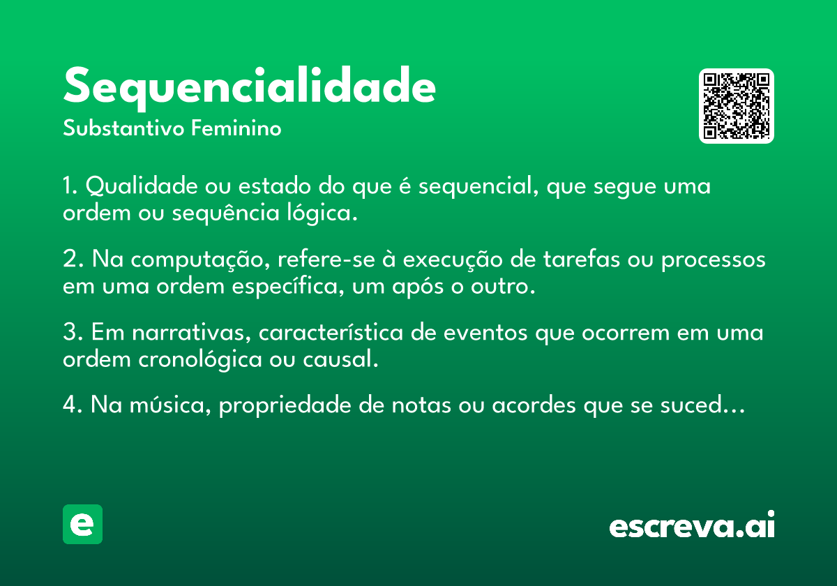 sequencialidade