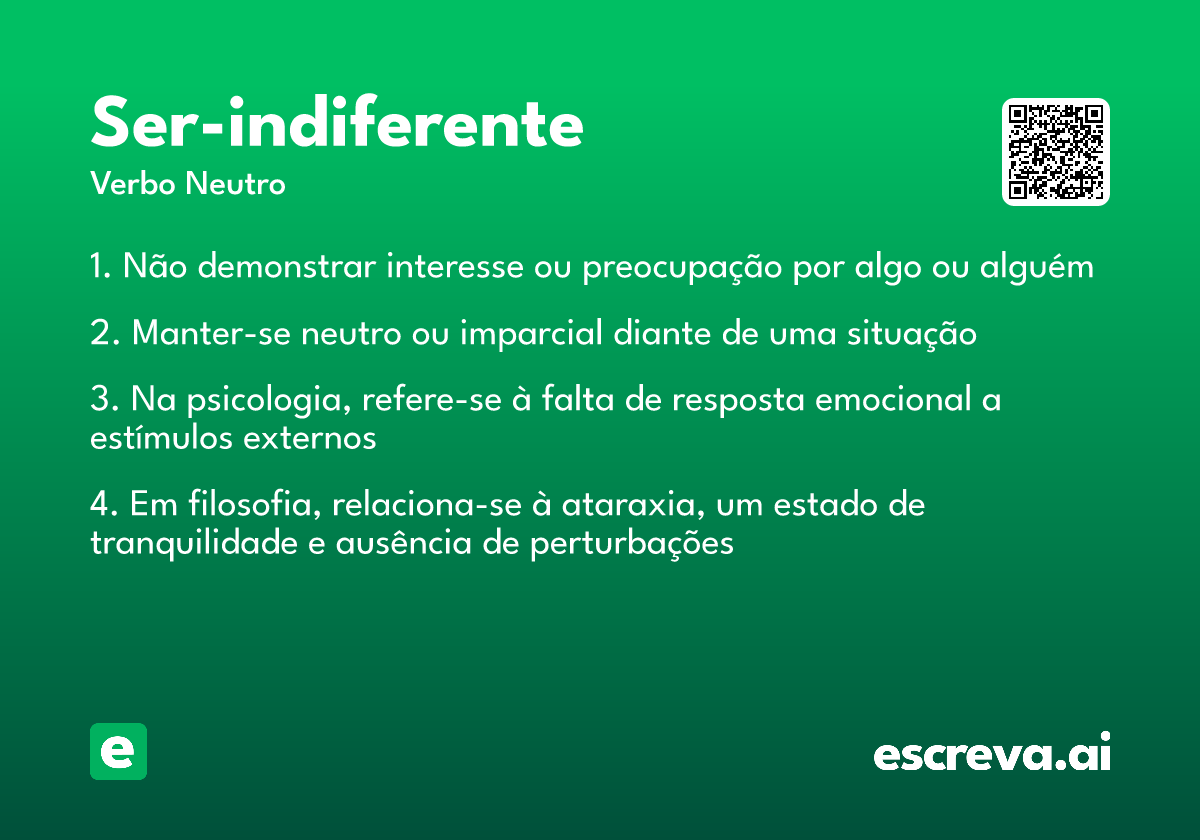ser-indiferente