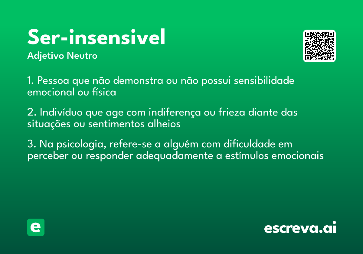 ser-insensivel