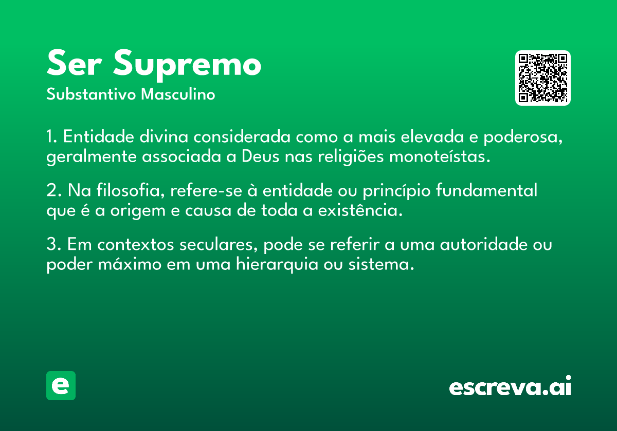 Ser Supremo