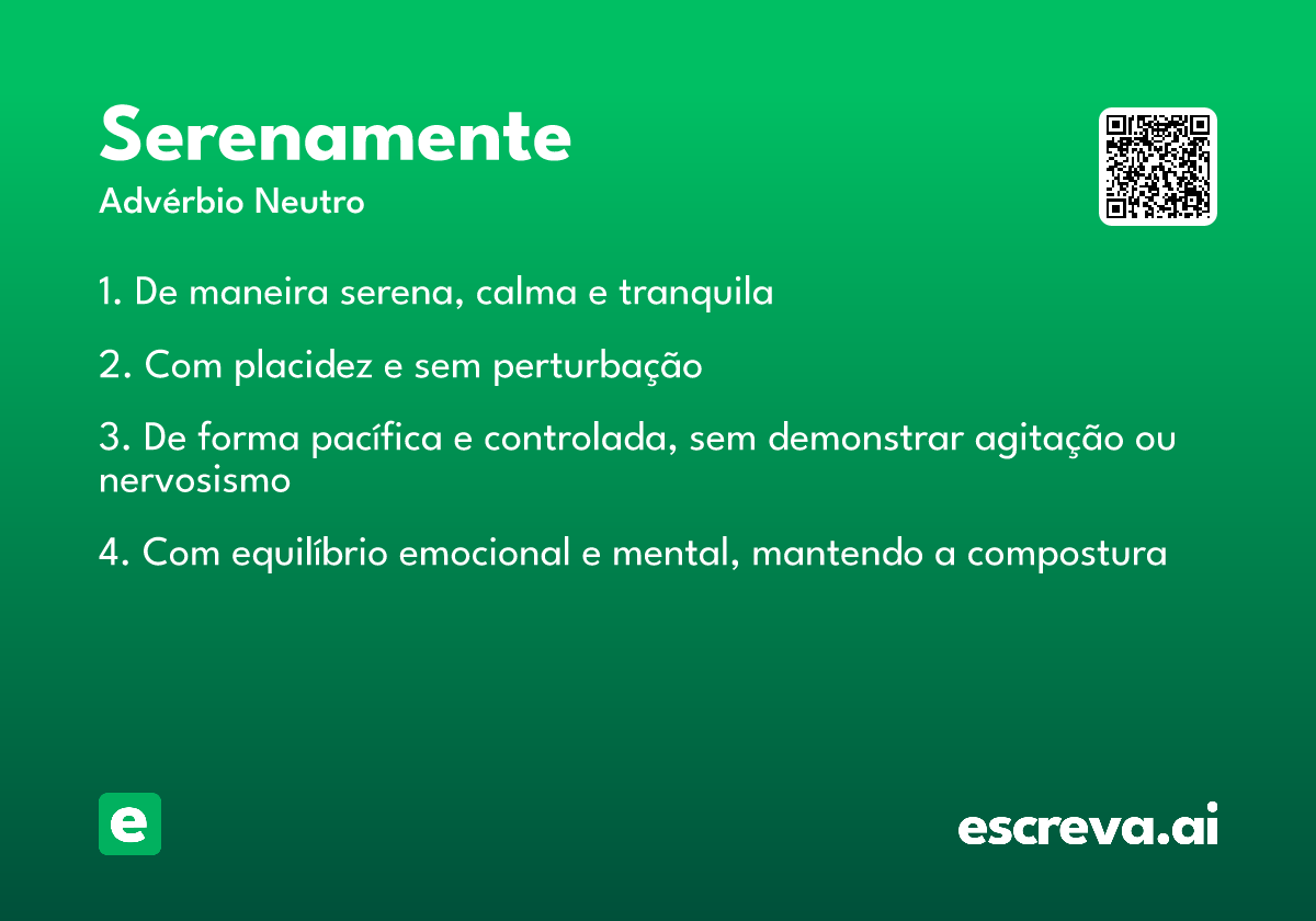 serenamente
