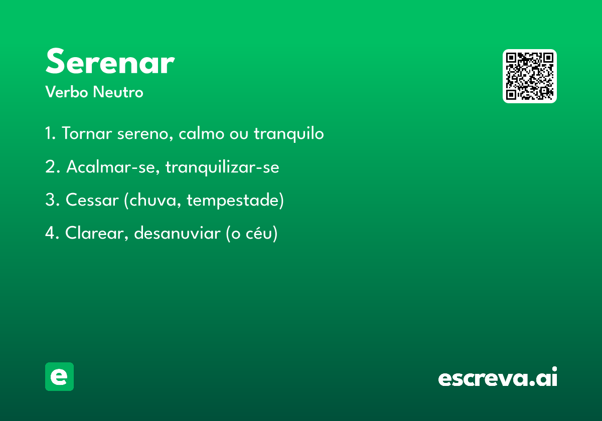 serenar