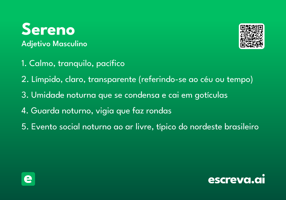 sereno