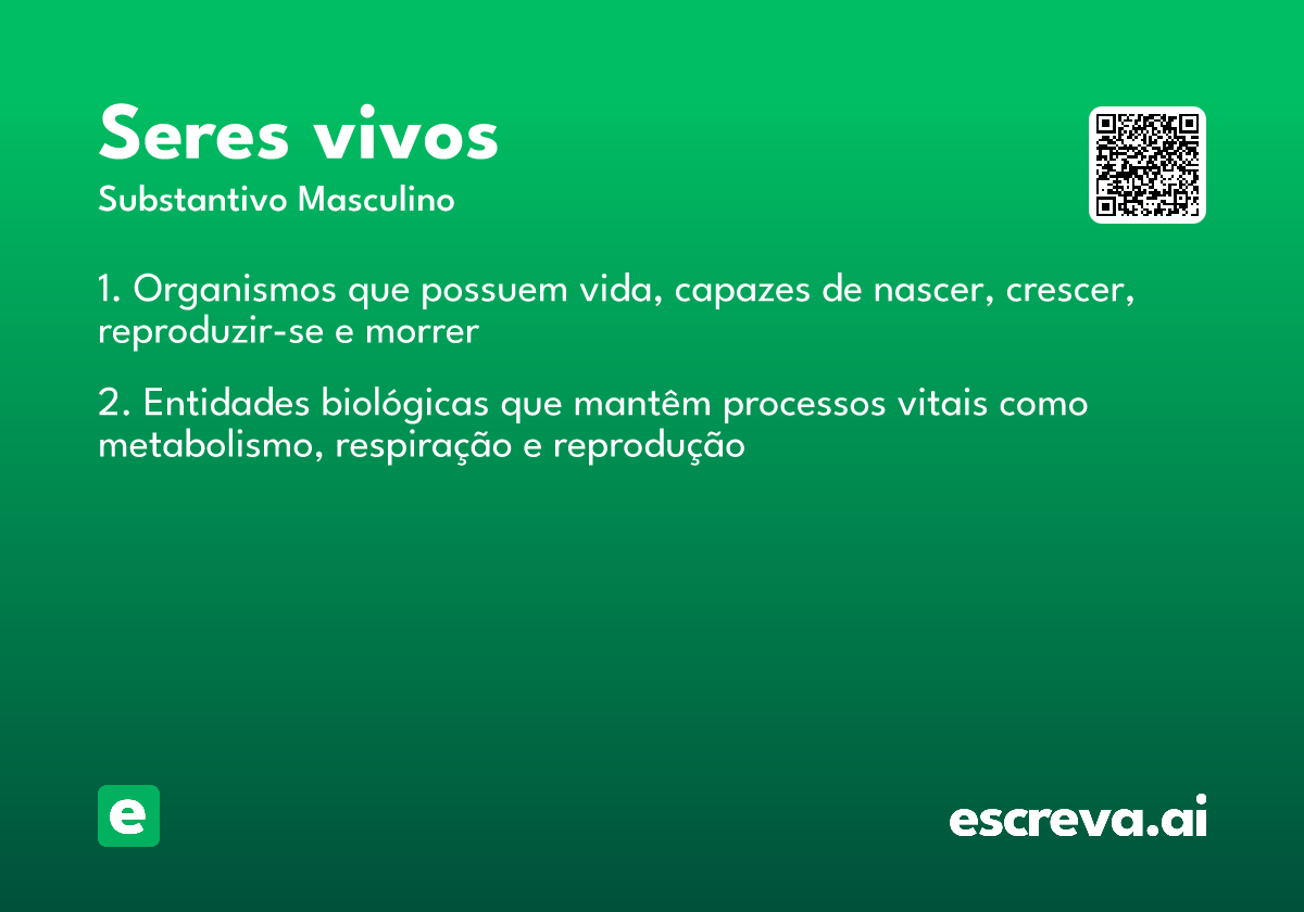 seres vivos