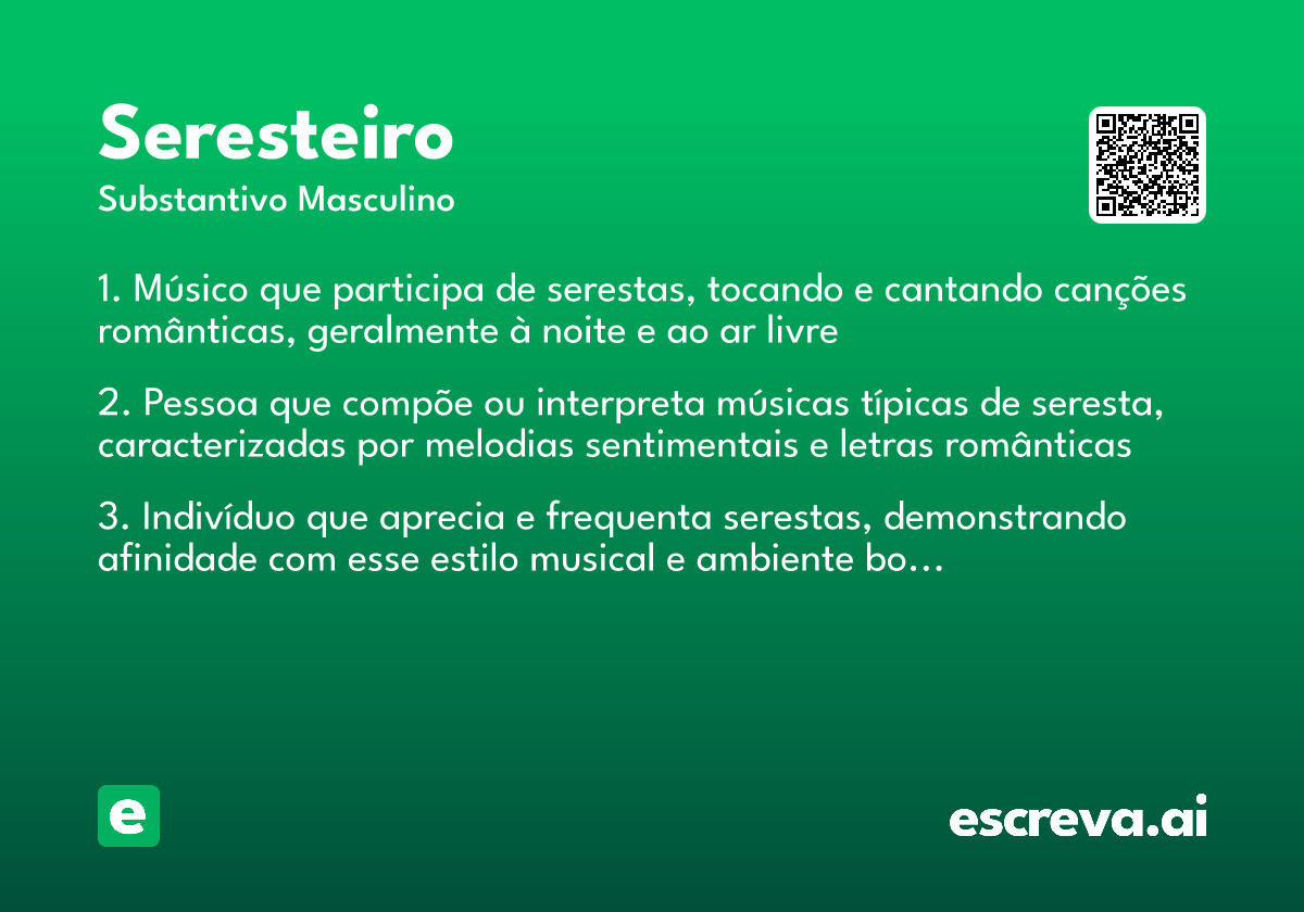 seresteiro