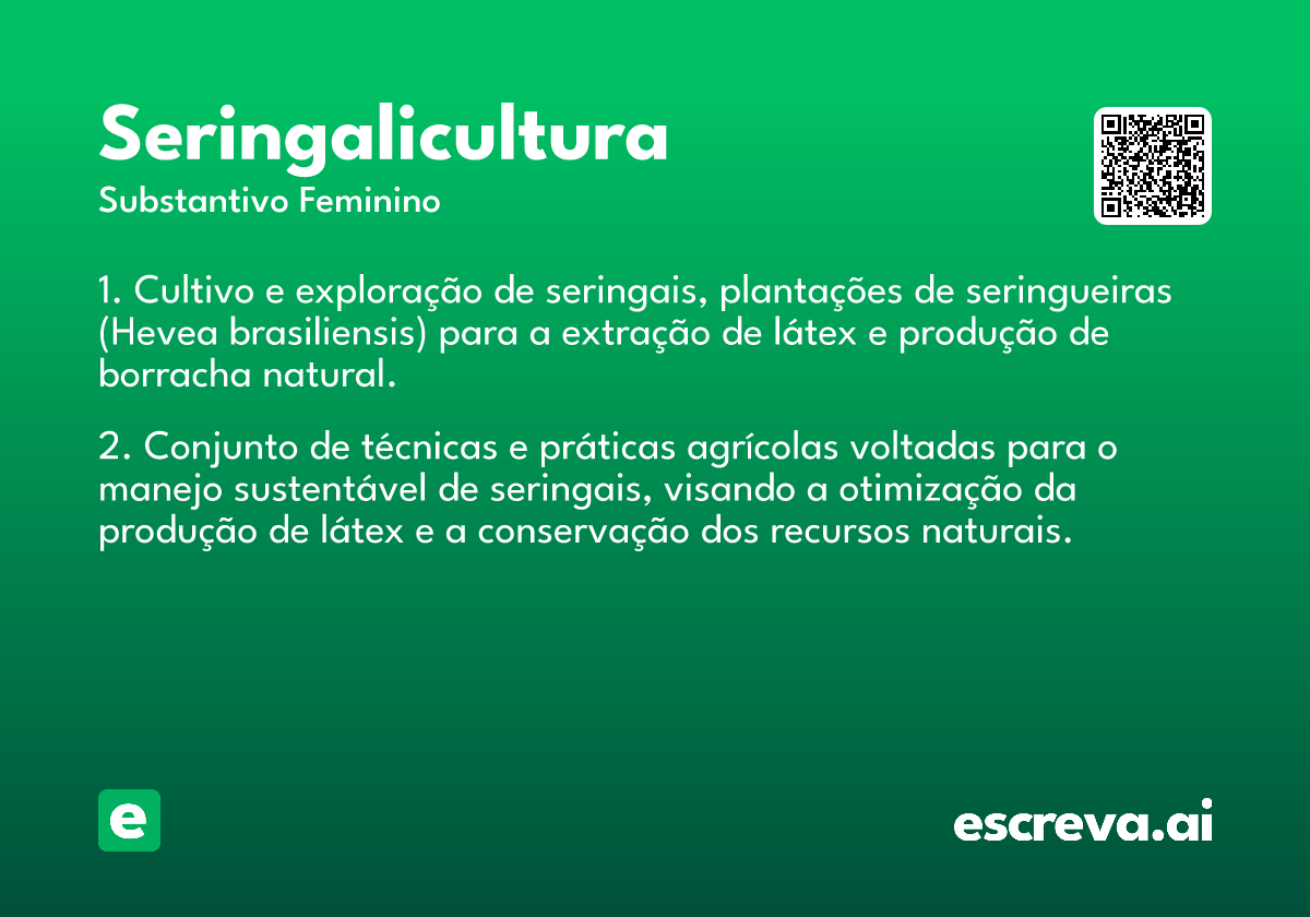 seringalicultura
