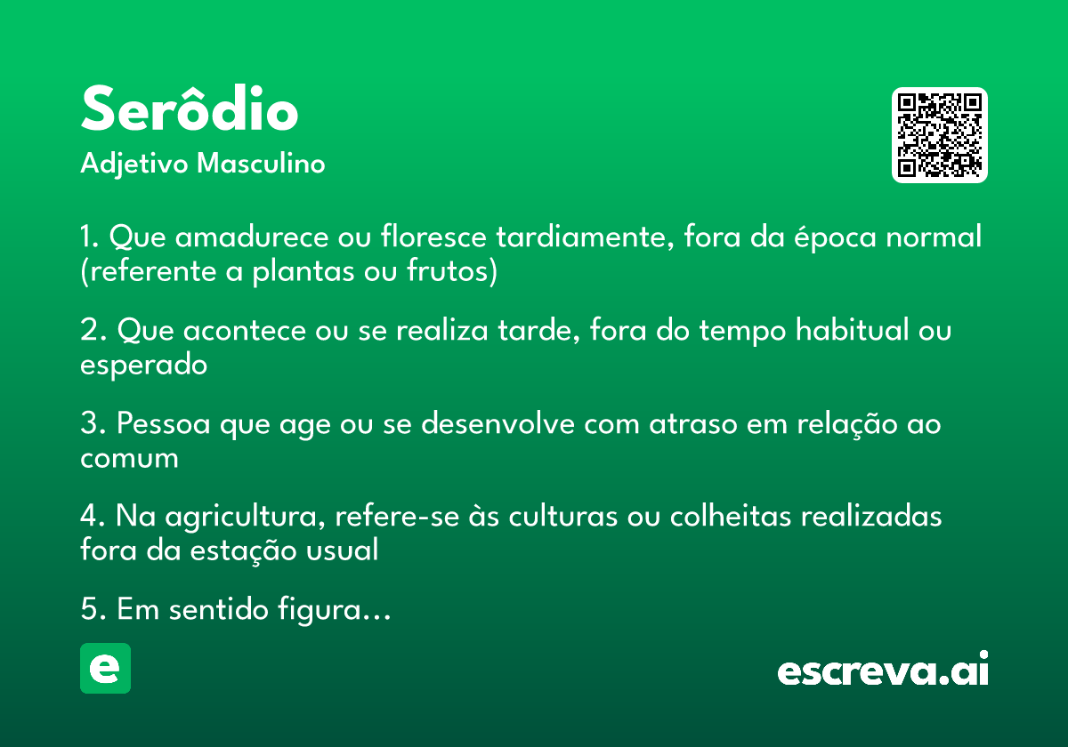 serôdio