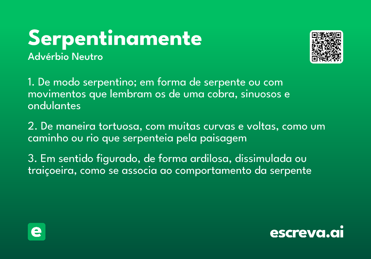 serpentinamente