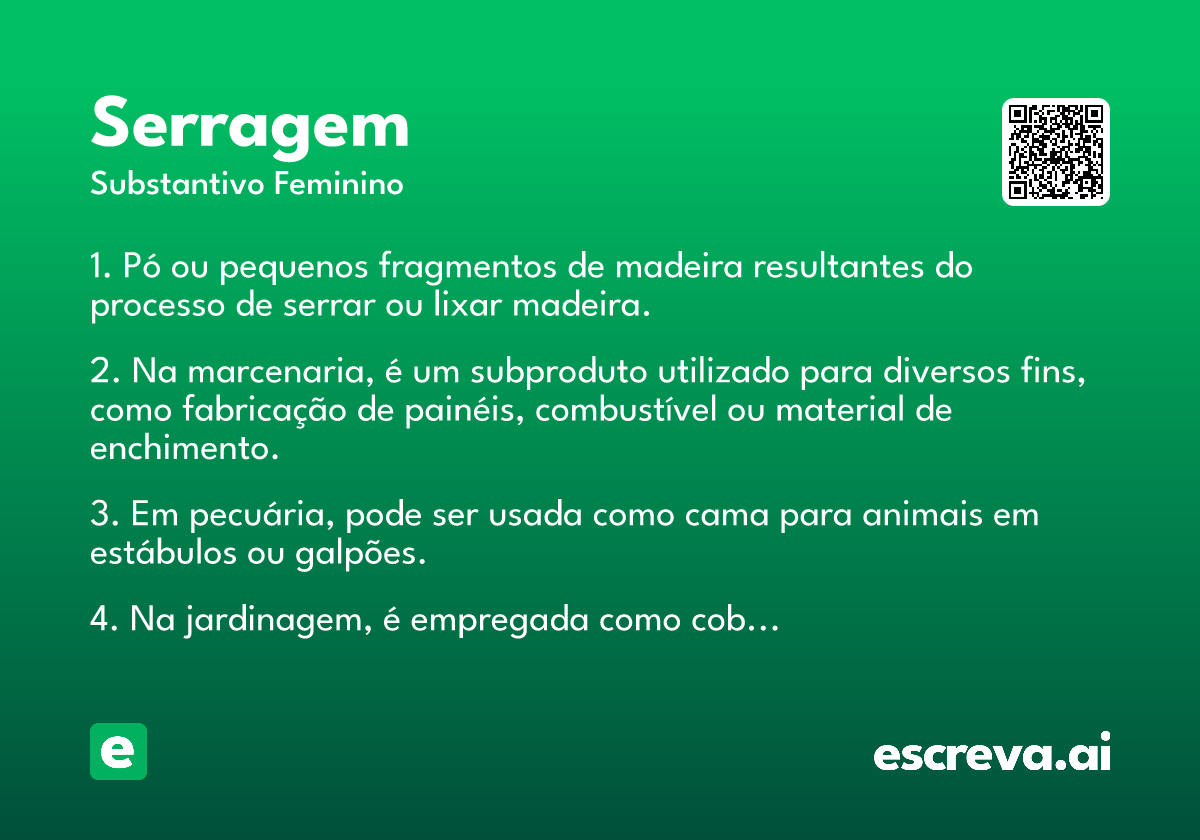 serragem