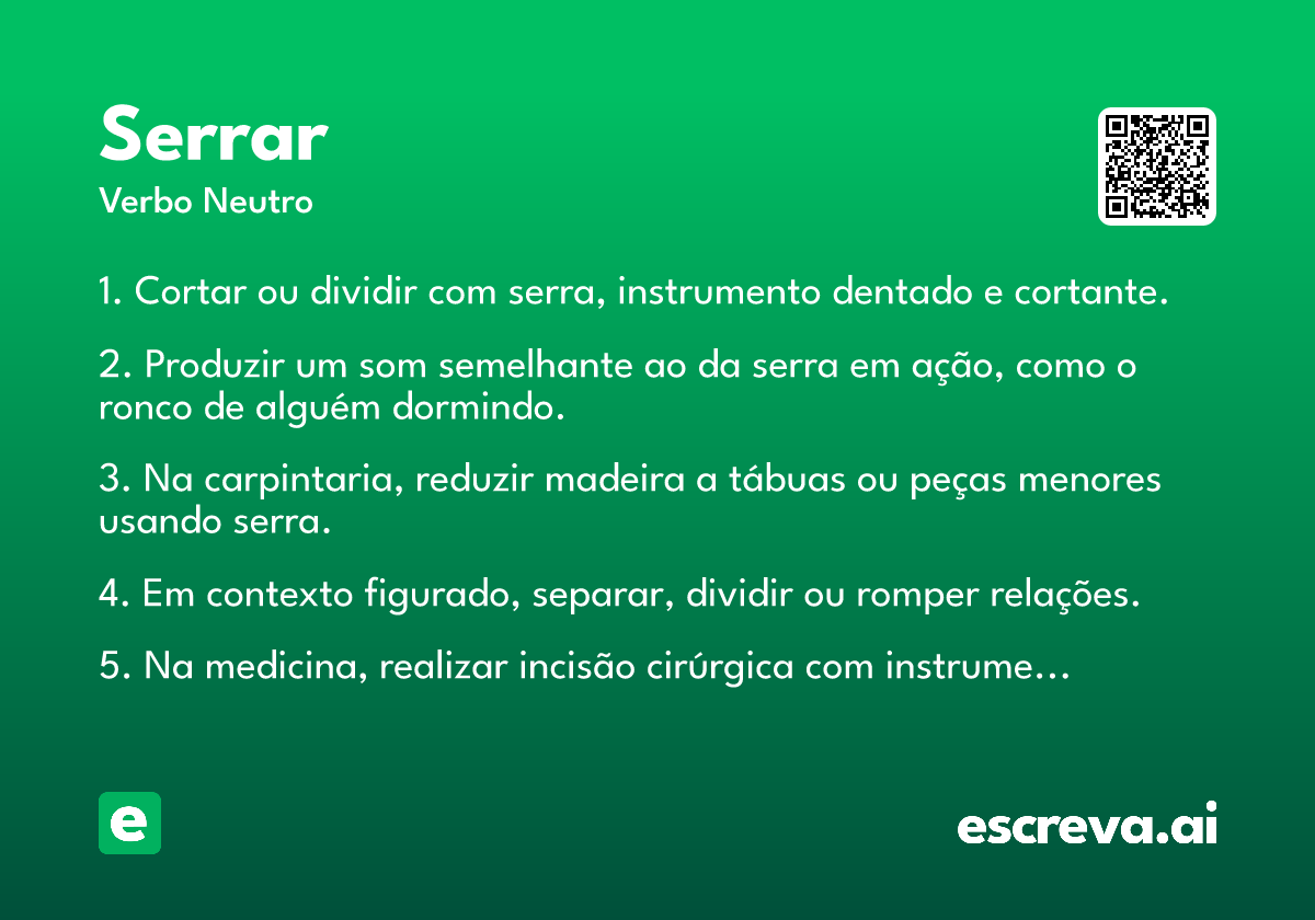 serrar