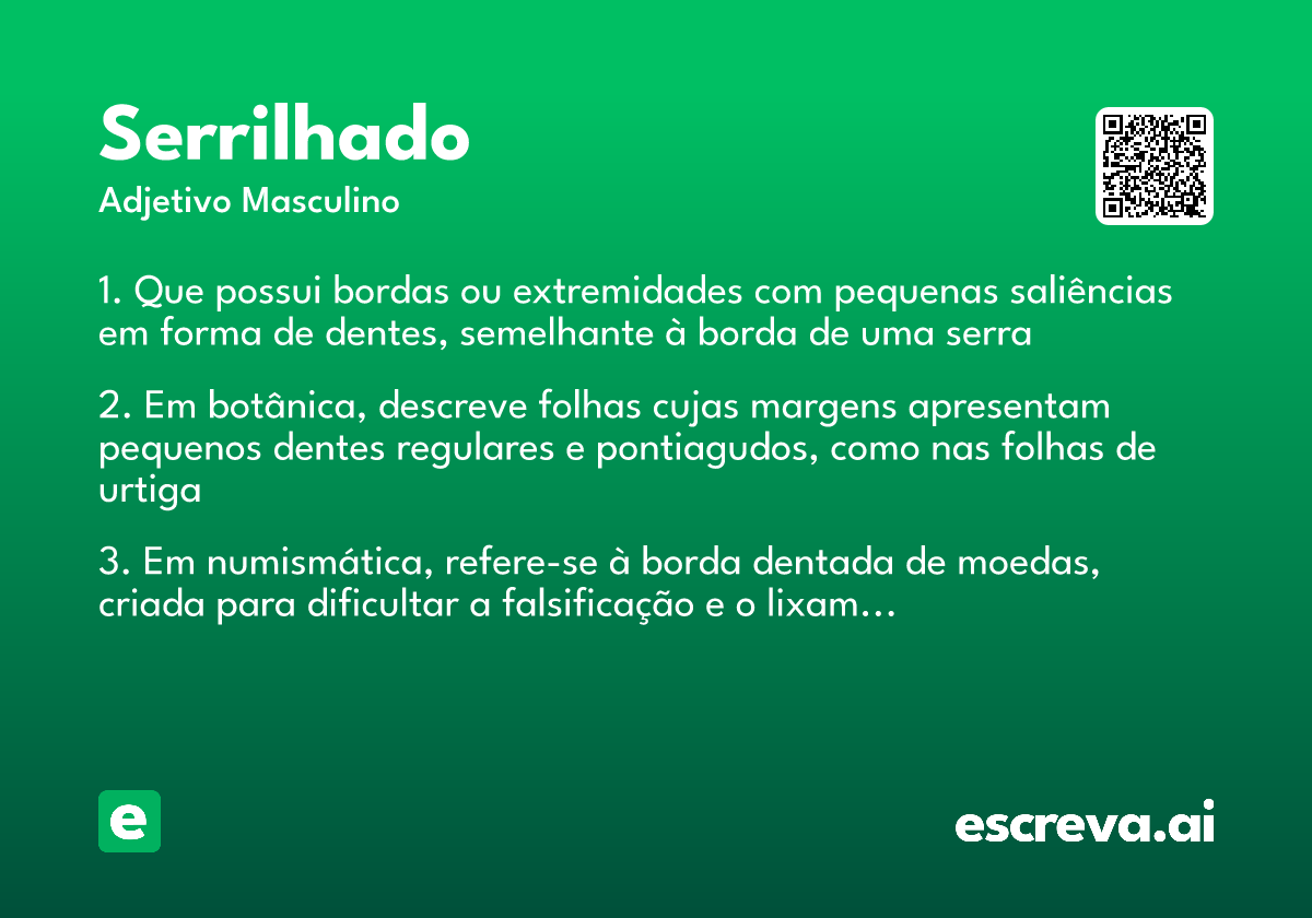serrilhado