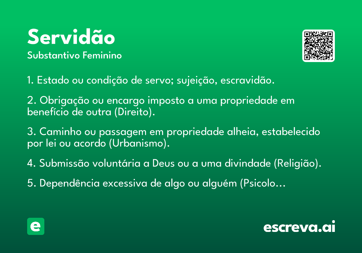 servidão