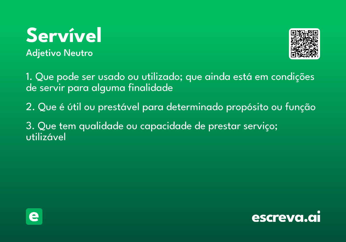 servível