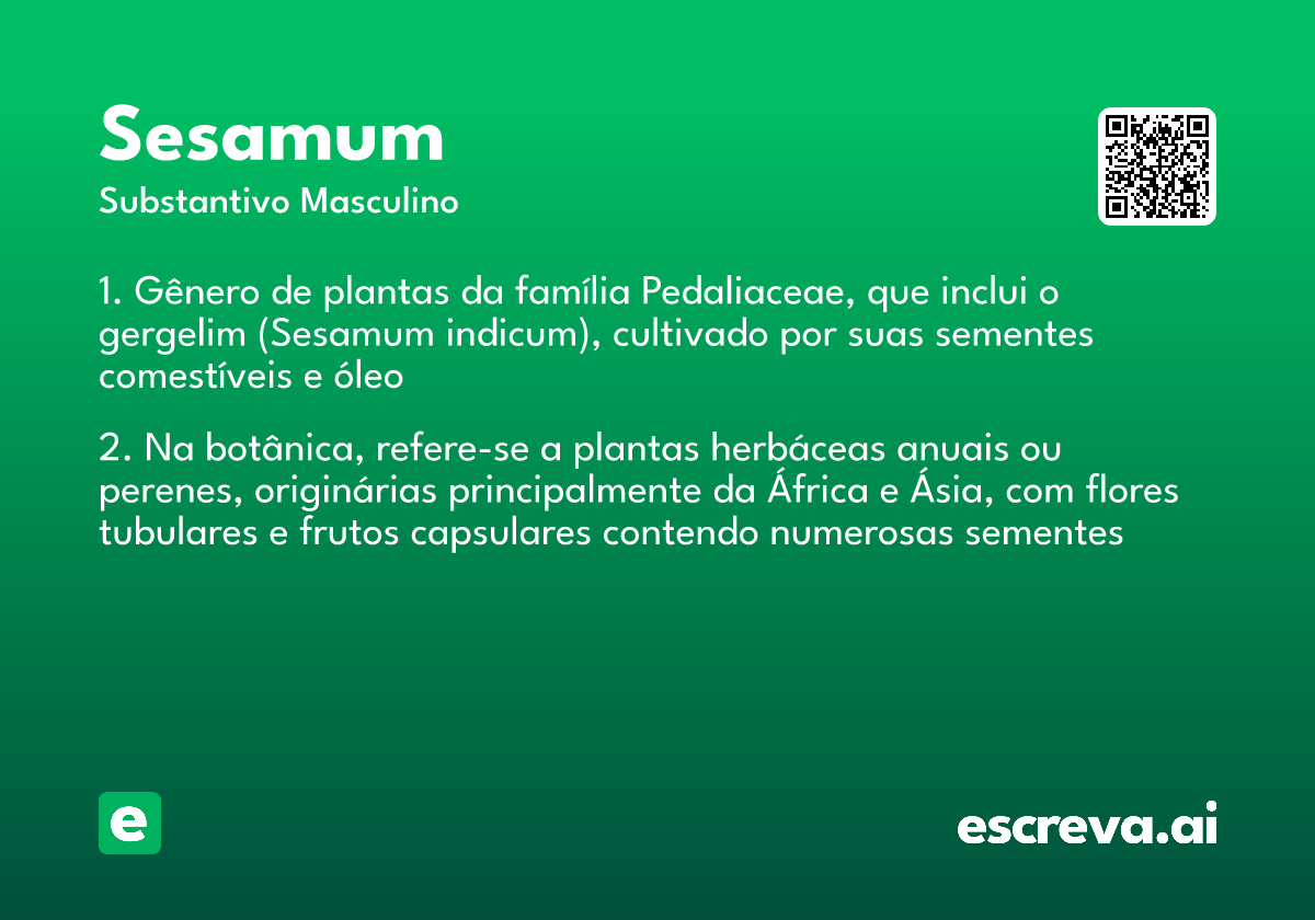 sesamum