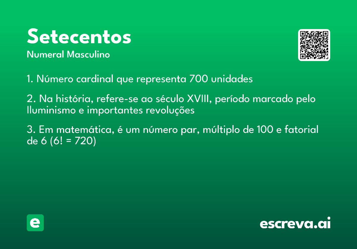 setecentos