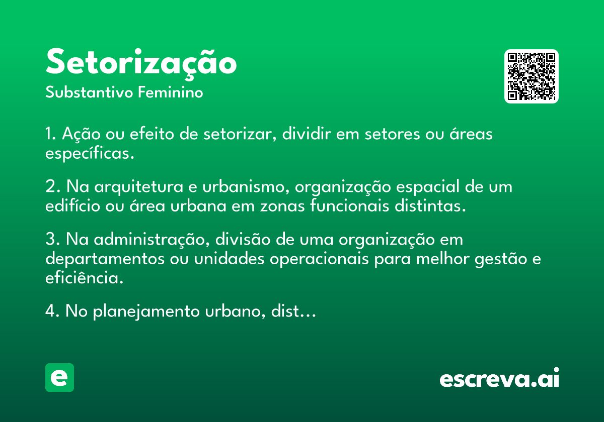 setorização