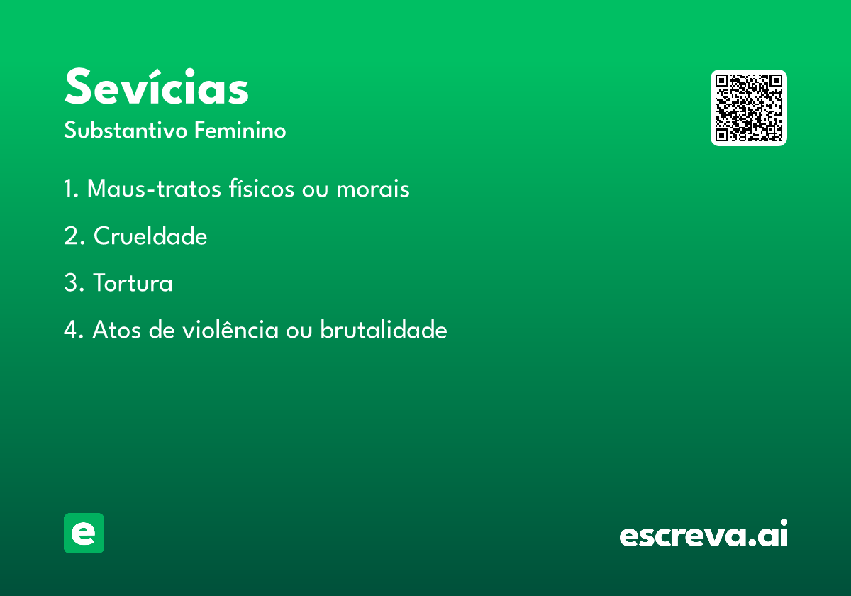 sevícias