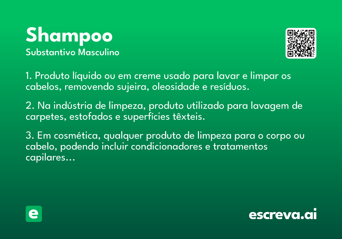 shampoo