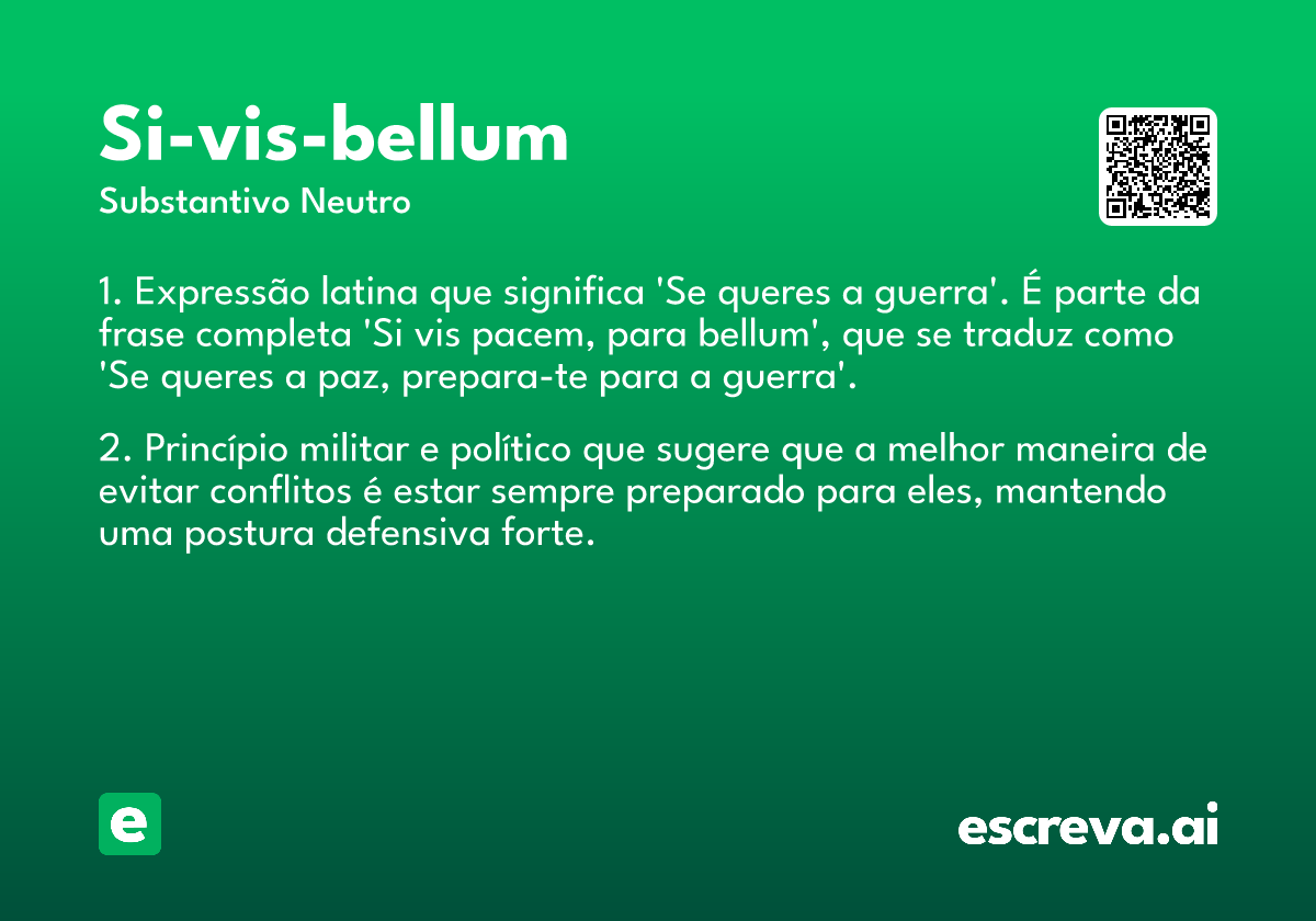si-vis-bellum